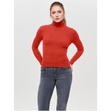 Only Orange Ladies Ribbed Turtleneck Karol - Ladies Cijene