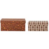 Bloomingville Dekorativne kartonske kutije za pohranu u setu 2 kom 26x19x11 cm Saliha – | shoptok.hr