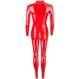 Latex Lateks - dolg rokav ženska kombinezon (rdeča) - L | Shoptok.si