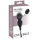 You2Toys Inflatable + Remote Controlled Love Balls Black