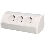 Utičnica Produžni kabel sa 3 x Schuko utičnice, ugradbena - OR-GM-9001/W-G(GS) Cijene