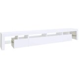 TV ormarić s LED svjetlima bijeli 260 x 36,5 x 40 cm | shoptok.hr
