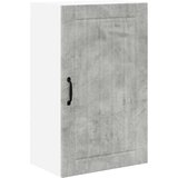 vidaXL Stenska kuhinjska omarica z vrati Betonsko siva 50 x 31 x 80 cm | Shoptok.si