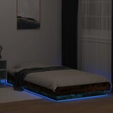  Okvir za krevet s LED svjetlima 75x190 cm od konstruiranog drva | shoptok.hr