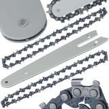 Rosfix Set Vodilo In Veriga 6" Za Električno Žago – Visokokakovostna Jekla, Dolžina 18,5 Cm, Korak ¼", Združljivo Z Mini Battery Žags, (5000212915) | Shoptok.si