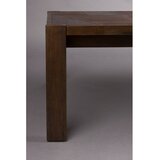 Dutchbone Klubska mizica iz masivnega lesa v temni naravni barvi 60x120 cm Bruneau – | Shoptok.si