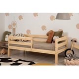 Adeko Dječji krevet od masivnog bora s prostorom za odlaganje 80x200 cm u prirodnoj boji Mila CPD – | shoptok.hr