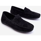Boto marka niezdefiniowana Men's Suede Loafers Black Wesley | Shoptok.si