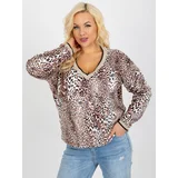 RELEVANCE Blouse-RV-BZ-8338.39P-black-beige