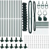  Zavareno žičano ogradno mreža s betonskom podlogom 25 x 1,2 m | shoptok.hr