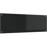  Kuhinjski zid Crna 120 x 40 cm Staklo otporno na udarce Cene