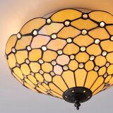 Endon 70242 - plafonsko svetlo tiffany pearl 2xE27/60W/230V, prečnik 37 cm | Eponuda.com