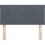  Uzglavlje Tamno siva 100 cm Baršun | shoptok.hr