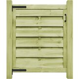 vidaXL vrtna vrata od impregnirane borovine 100 x 100 cm zelena Cijene