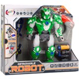  Robot Weapon za sastavljanje s zvučnim i svjetlosnim efektima - zeleni | shoptok.hr