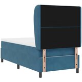 Krevet s opruga kutije Tamno plava 200 x 90 cm Baršun | Eponuda.ba