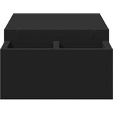  Stalak za monitor s pohranom crni 70x27x15 cm konstruirano drvo | shoptok.hr