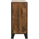  Ormarići za pohranu 2 kom rustično smeđi 72x36x82 cm metal/MDF | shoptok.hr