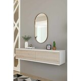 Hanah home komoda Didema, 120 cm, bela / travertin | Eponuda.com