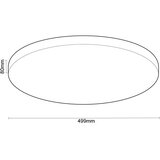  LED stropno svetlo sa prigušiva i glasovnim upravljanjem OPAL LED/48W/230V + daljinski upravljač | Eponuda.com