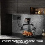 Just Perfecto JP-AF4GL staklena friteza na vrući zrak 1500 W, 1,5 L + 4 L | shoptok.hr