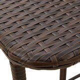 vidaXL Sklopivi vrtni stol smeđi 90x51x75 cm poliratan | shoptok.hr