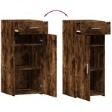  Komoda boja dimljenog hrasta 40x42,5x93 cm konstruirano drvo | shoptok.hr