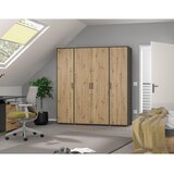 Rauch Möbel OMARA S KLASIČNIMI VRATI, siva, hrast artisan | Shoptok.si