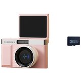 INF Visoka ločljivost Dvojna leča Retro Digitalni fotoaparat s 32 GB TF kartico Pink, (5000071123) | Shoptok.si