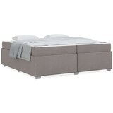  Konstrukcija postelje z vzmetnico Taupe 200 x 200 cm blago, (5000126004) | Shoptok.si