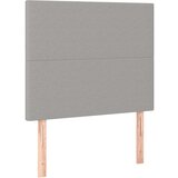  Za krevet s uzglavljem svjetlosivi 80 x 200 cm od tkanine | shoptok.hr