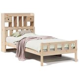 vidaXL Krevet s regalom za knjige bez madraca 100 x 200 cm od borovine | shoptok.hr