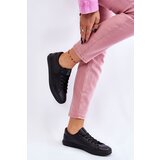 EVENTO Women's Classic Leather Sneakers Black Misima | shoptok.hr