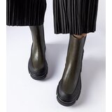 Gemre Green-black slip-on ankle boots Faisal | Shoptok.si