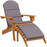  Vrtna stolica Adirondack s osloncem za noge od drva bagrema | Eponuda.com