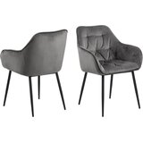 Actona JEDILNI STOL BRIELLE (VE BARV) - Siva | Shoptok.si
