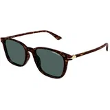 MB0338S 002 ONE SIZE (52) Havana/Zelena