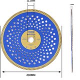 HERZO 230 mm diamantna rezalna plošča za keramiko in kamen | Shoptok.si