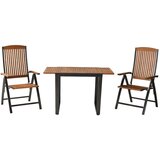 Gardenson Vrtni Set Athos, 3-Delni, Raztegljiva Miza | Shoptok.si