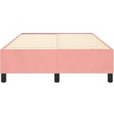  Za krevet s oprugama ružičasti 120 x 200 cm baršunasti | shoptok.hr