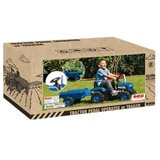 Dolu traktor za decu na pedale sa prikolicom, Plavi | Eponuda.com