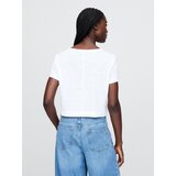GAP Linen crop t-shirt - Women's | shoptok.hr