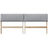  Tapecirani uzglavlje Svijetlo siva 180 cm Čvrsto borovo drvo | shoptok.hr