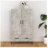 Visoka komoda siva boja betona 70x31x115 cm konstruirano drvo | shoptok.hr