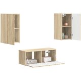  Set TV komoda Zidne 2 pcs Sonoma hrast Konstruirano drvo | shoptok.hr