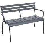 Hesperide Baštenska klupa sa naslonom Greensboro 114x56x79 metal siva (159286) | ePonuda.com
