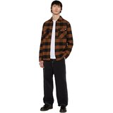 Dickies Srajca 'SACRAMENTO' kostanj rjava / črna | Shoptok.si
