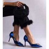 Gemre Blue Heels Adorned with Zirconia Coluga | Shoptok.si