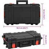  Prijenosni kovčeg crni 56,5x34x16 cm od PP-a | shoptok.hr