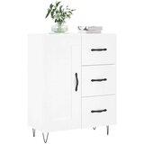 vidaXL Komoda bela 69,5x34x90 cm inženirski les | Shoptok.si
